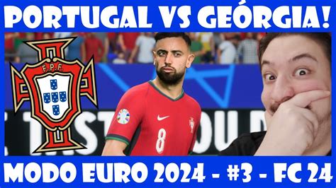 Portugal Vs Ge Rgia Modo Euro Fc Youtube