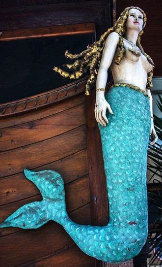 Ships Figurehead Mermaid Sculpture Ship Figurehead Mermaid