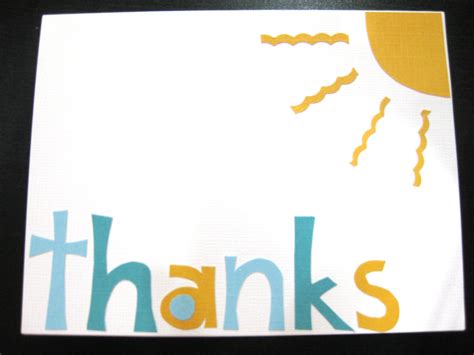 Sunshine-y Thank You Card | Thank you cards, Cards, Card making