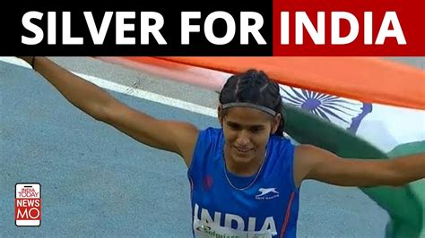 U20 World Athletic Championship Shaili Singh Wins A Silver Medal For