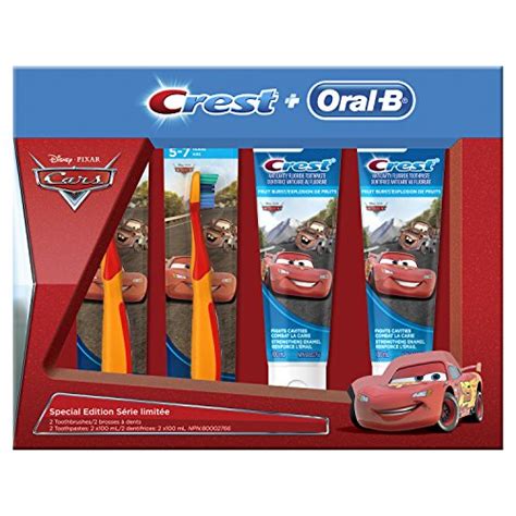 Crest Oral B And Kids Special Pack Featuring Disney And Pixars Cars