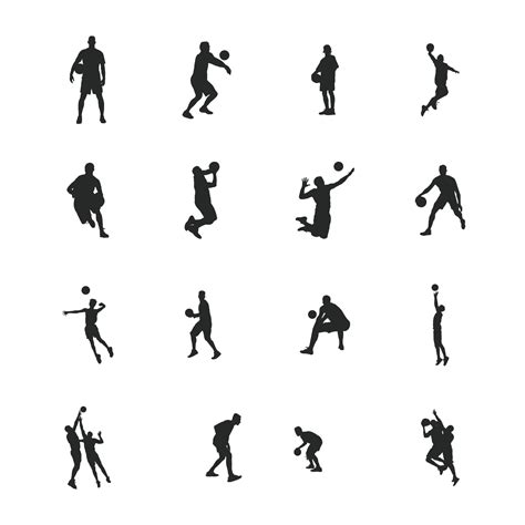 Man volleyball player silhouettes, Volleyball player man silhouettes ...