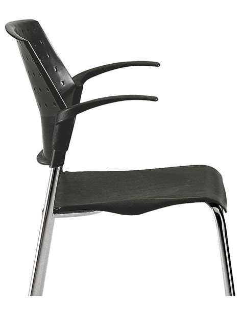 Chaise R Union Empilable En Plastique Pieds Belfort