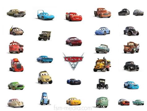 See All Of The Characters From Disney Pixars Cars 3 FSM Media