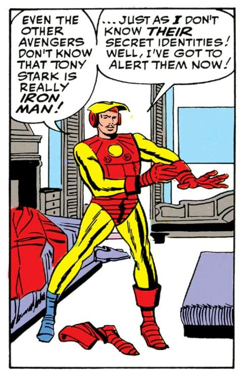 Iron Man suits up in his new Iron suit (issue #3, January '64) | Marvel ...