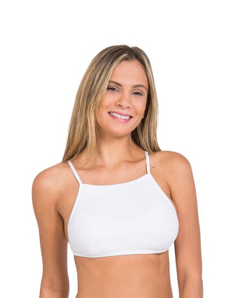 Cropped Bojo E Tiras Branco Liso Blih Brazilian Bikini