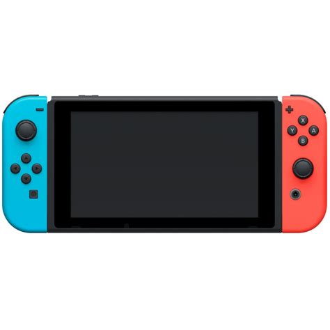 Игровая приставка Nintendo Switch rev.2 32 ГБ, неоновый синий/неоновый ...