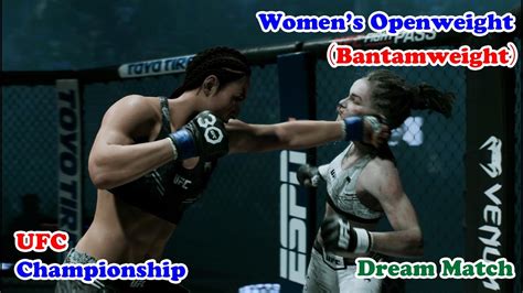 UFC Open WeightANNA MILLER Vs ALEXA GRASSOEA SPORTS UFC5A0013