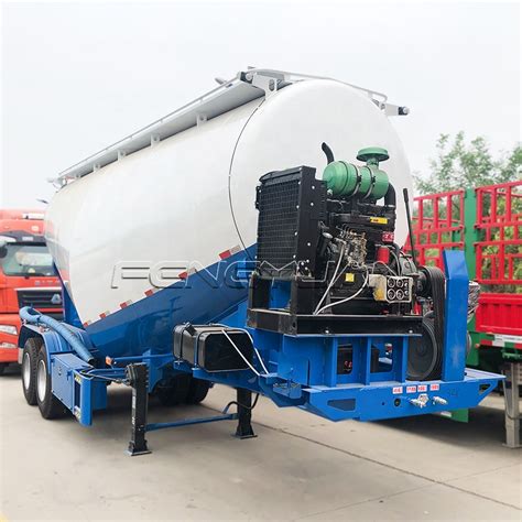 3 Axles Fly Ash V Types Cement Powder Tankers Supplier Manufacturer