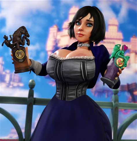 Elizabeth Bioshock Bioshock Infinite Игровая эротика Bioshock 3d Sekaithereturn