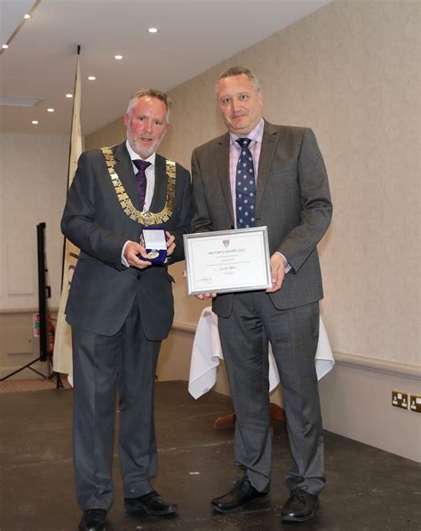 The Mayor Of Felixstowe Presents The Mayor S Civic Awards At The Annual