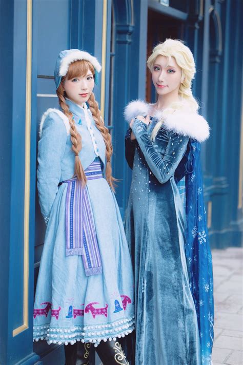 【新品・未使用】エルサ アナと雪の女王 コスプレ 衣装 高品質