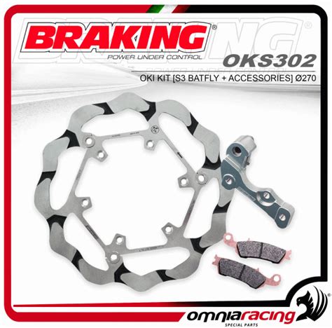 Braking Oversize Kit Wave Disc S Batfly Mm Spacers And Pads For