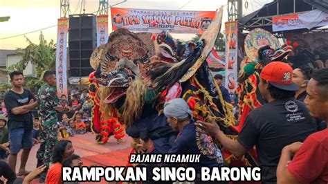 Bajang Ngamuk Rampokan Singo Barong New Wijoyo Putro Live Manyaran