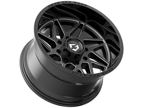 Gear Off Road Milled Gloss Black Ratio Wheels Havoc Offroad