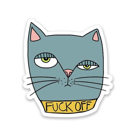 Cat Fuck Off Svg Etsy