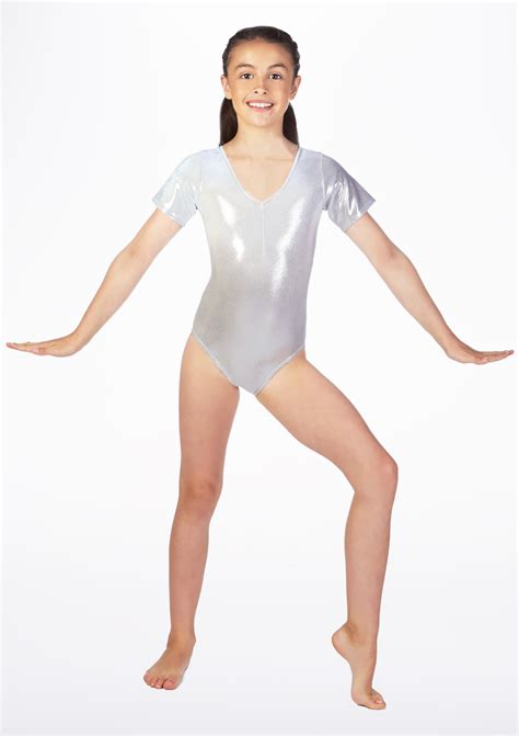 Alegra Girls Metallic Melody Leotard Move Dance