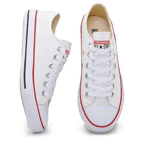 Tenis All Star Tradicional Branco Skate Retro Classico Novas Cores