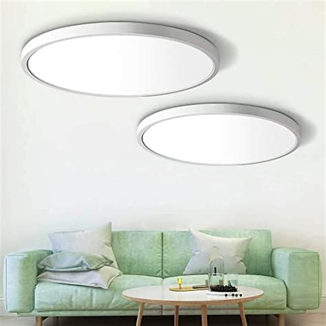 Led Flush Mount Ceiling Light Fixture K Daylight White W W