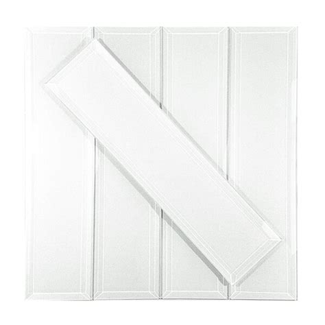 Abolos Frosted Elegance 3 X 12 Glass Peel And Stick Subway Tile Wayfair Canada