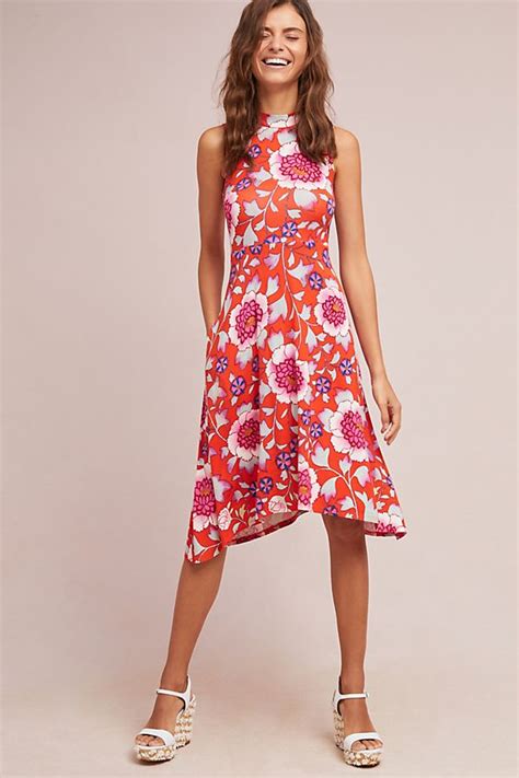 Under 100 Floral Halter Summer Dress Anthropologie