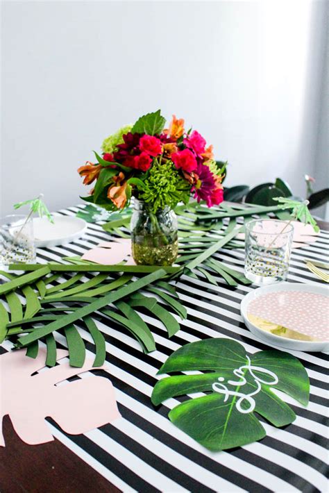 20 Minute Tropical Table Setting Within The Grove