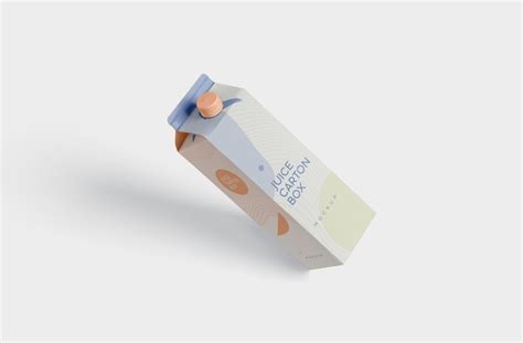 Premium Psd Gable Top Carton Cardboard Box Mockup