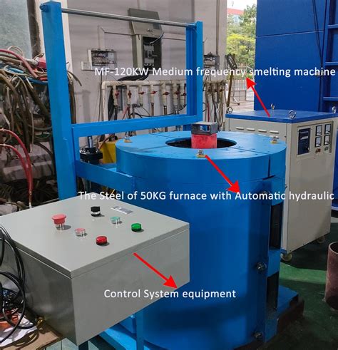 Mf Kw Igbt Induction Smelting Furnace Equipment For The Kg Steel