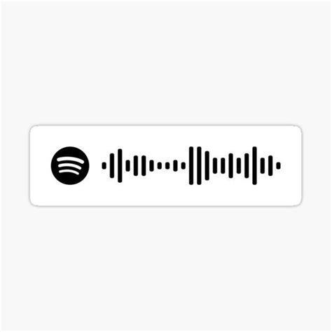 Spotify Code Stickers For Sale Music Stickers Sticker Template