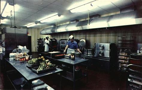 Volunteer Cooks At Jehovah S Witness Assembly Hall Natick Ma Postcard