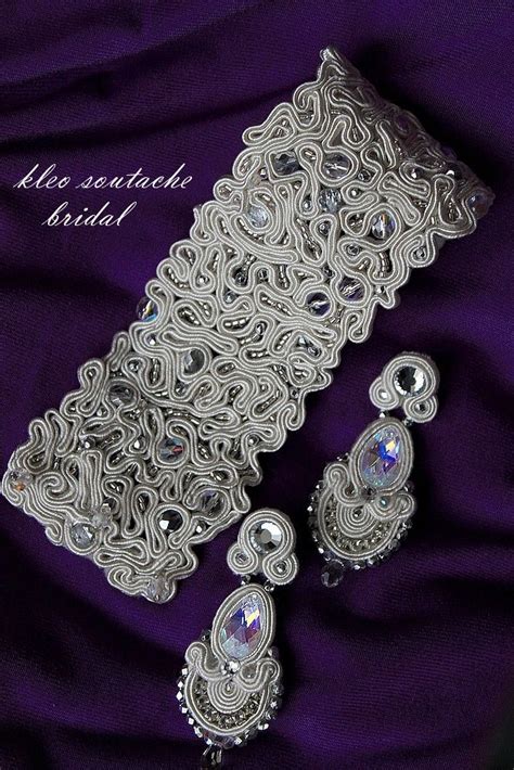 Sutasz Kleo Soutache Jewellery Бисерные украшения Кружевные