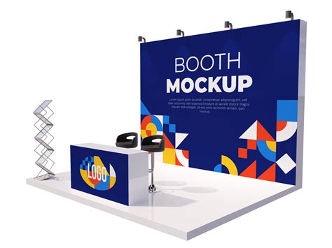 Psd 3d Booth Stand Event Exhibition Mockup Template 36285438 Psd