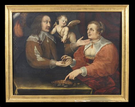 Allegory Of Venal Love Artista Fiammingo Del XVII Secolo