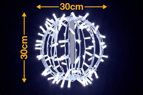 Luz Esfera Led 3d 30cm