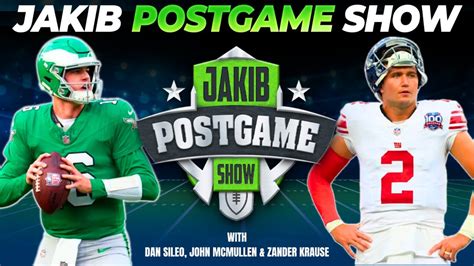 Eagles Vs Giants JAKIB Postgame Show With Dan Sileo John McMullen