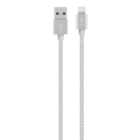 Belkin Cable Lightning A Usb Mixit Met Lico Gris Espacial M