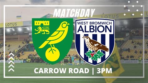 TEAM NEWS LIVE Norwich City V West Brom YouTube