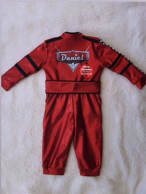 Traje Overol Disfraz Piloto Carreras F Rmula Hot Wheels Cars Rayo Mc Queen Ferrari En