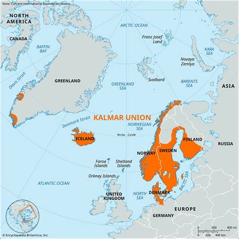 Kalmar Union Map History And Facts Britannica