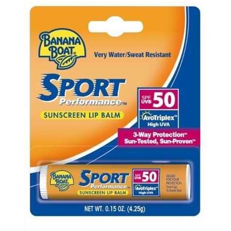 Weekly Sales Banana Boat Sport Spf 50 Sunscreen Lip Balm 15 Ounces Pack Of 6