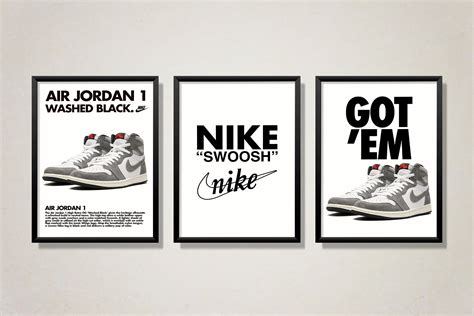 Hypebeast Printable Wall Art Hypebeast Sneaker Poster Set Of