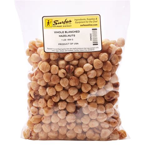 Hazelnuts Blanched 1lb Surfas Online