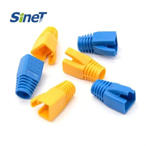 Customized Color Rj45 Cat5e Cat6 Connector Boots Pc Connector Boots