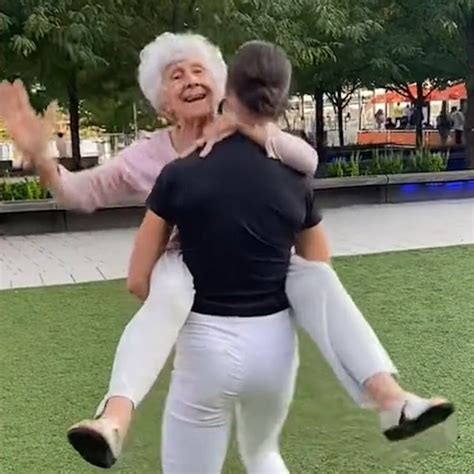 93 Year Old Grandma And Her Granddaughter Recreate Special Dancing