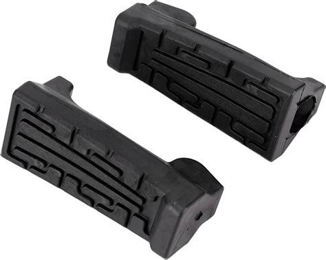 GGB 1 Pair Rubber Front Pedal Footrest Foot Pegs Fit For Yamaha YBR 125