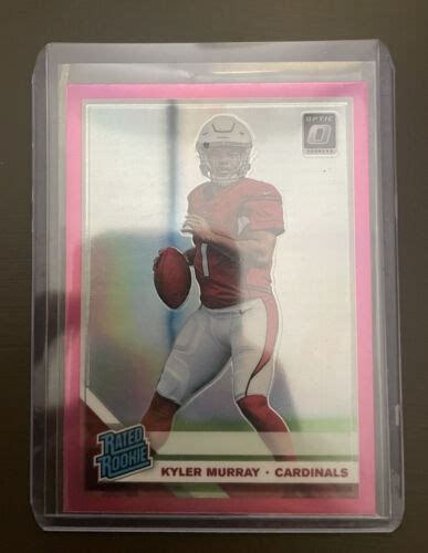 Kyler Murray Donruss Optic Rated Rookie Pink Refractor Prizm