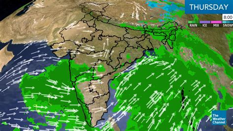 Cyclonic Circulation Brings Heavy Rain To Southwest India The Weather