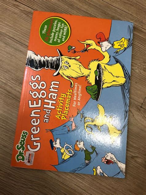 Dr Seuss Green Eggs And Ham Activity Book Hobbies Toys Books