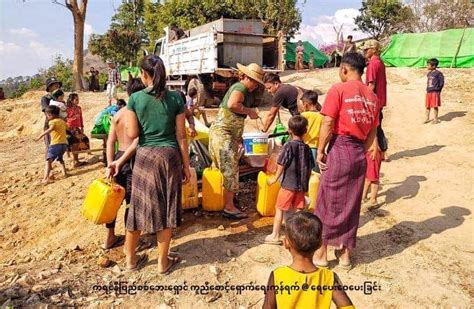 A Shortage Of Food And Drinking Water In Karenni Idps Camps Than