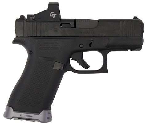 Glock 43x Mos 9mm Pistol Used In Good Condition With Box Crimson Trace Red Dot